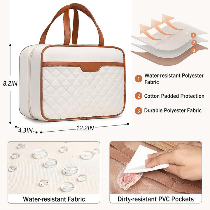 Cosmetic Organizer Bag with Removable Compartments Stornfield
