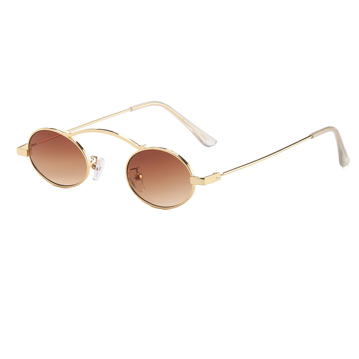 Women’s fashionable sunglasses with a unique circular frame and distinctive lenses Stornfield