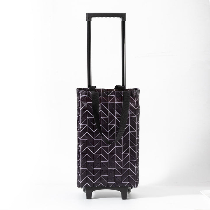 Practical Rolling Bag with Floral Design Stornfield