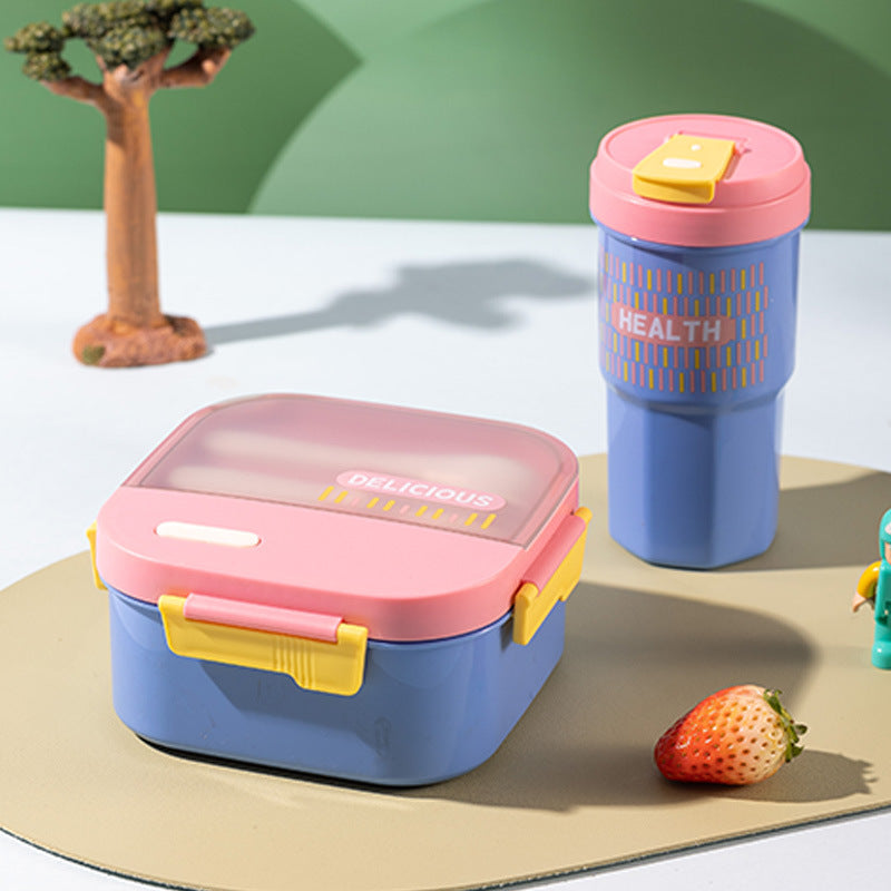 Versatile Leak-Proof Lunch Box with Utensils