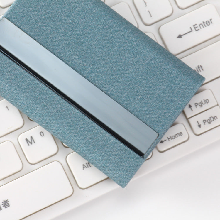 Slim Fabric Business Card Holder