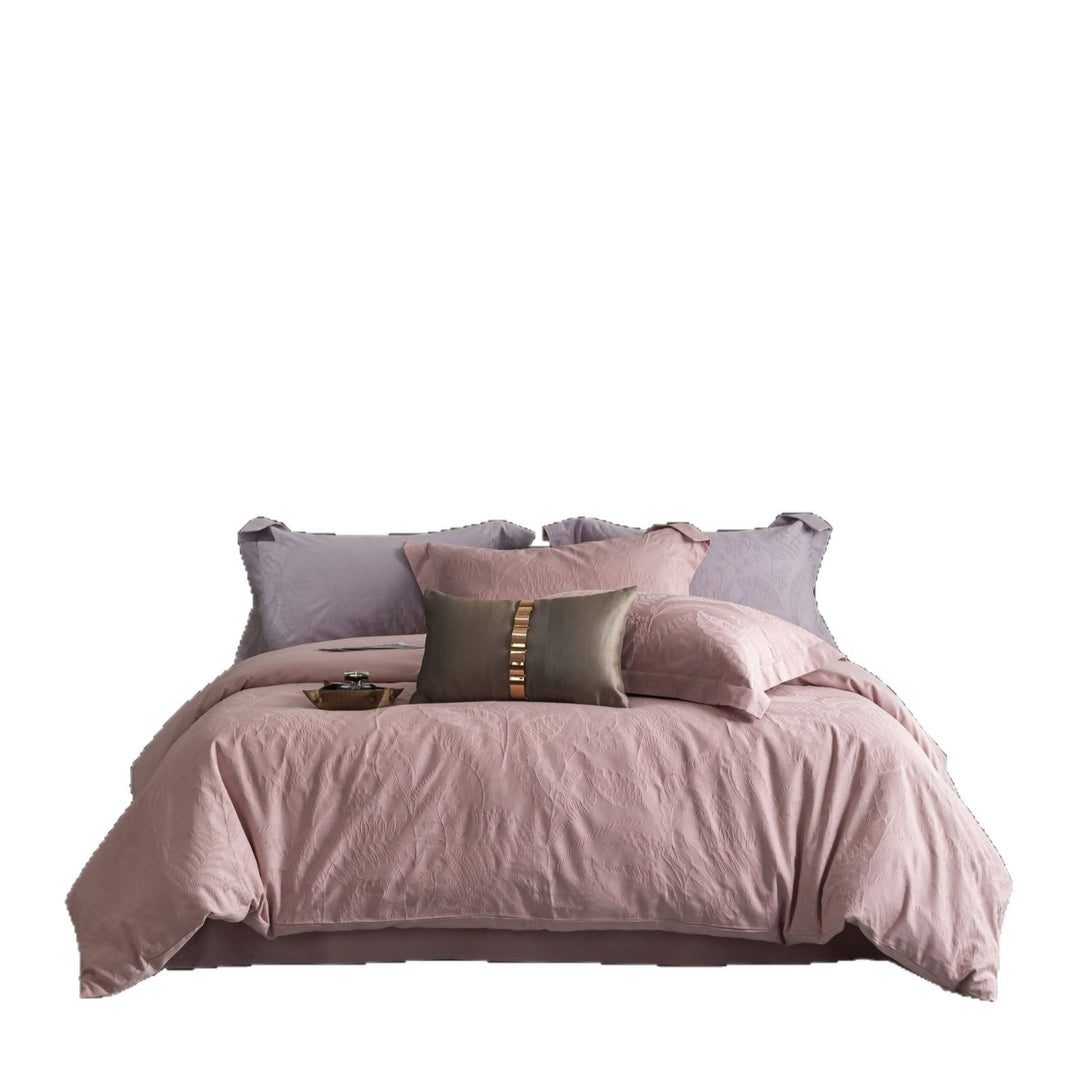 Luxury Embroidered Botanical Duvet Cover Set