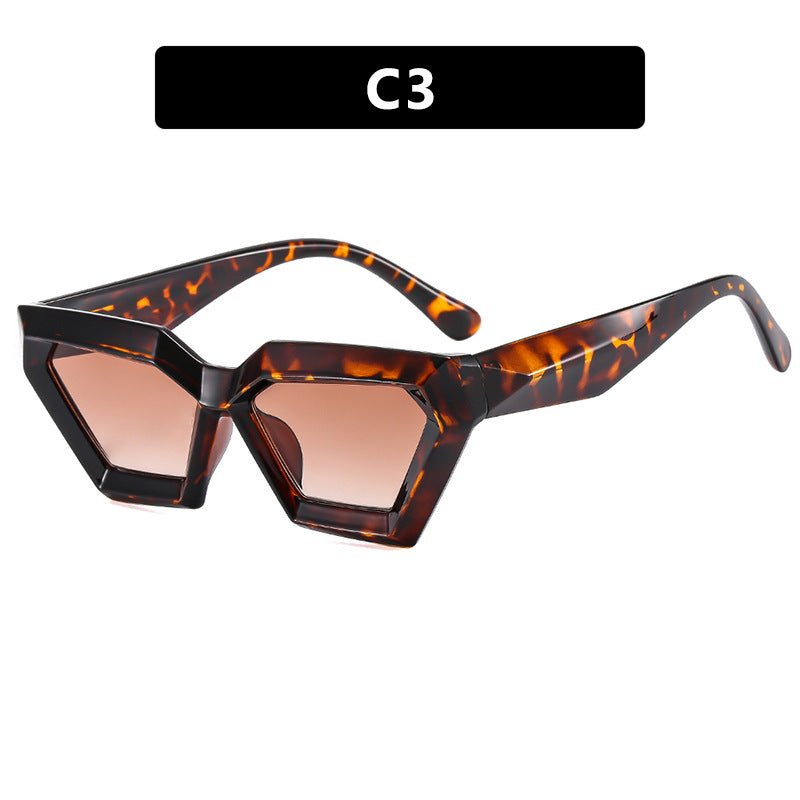 Ladies eye-catching sunglasses in unique hexagon design Stornfield