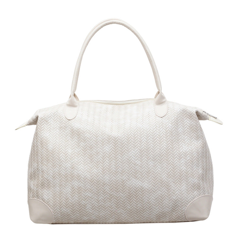 Elegant Tote Bag Made of Woven Synthetic Leather Stornfield