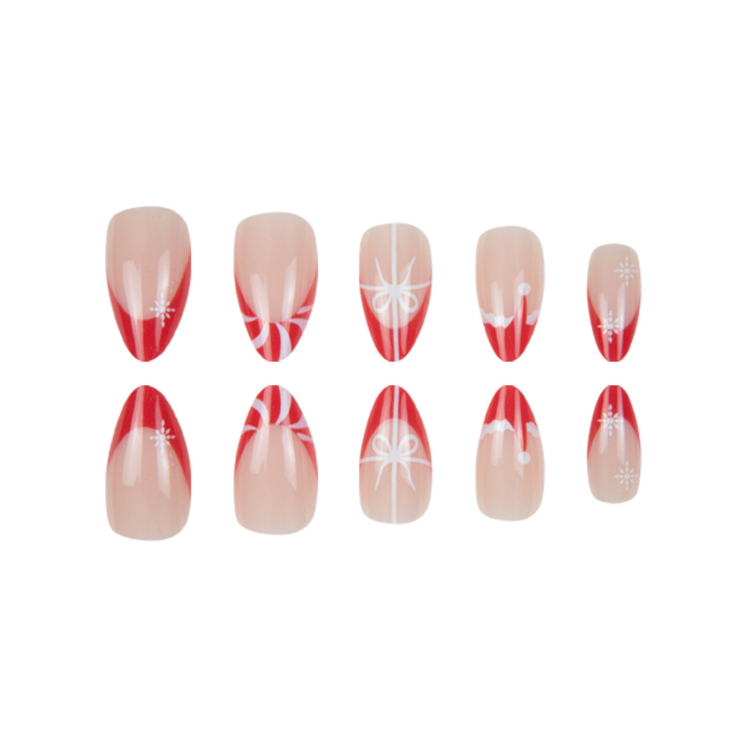 Festive Themed Press-On Nail Art Stornfield