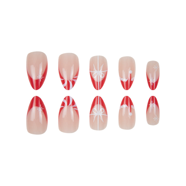 Festive Themed Press-On Nail Art Stornfield