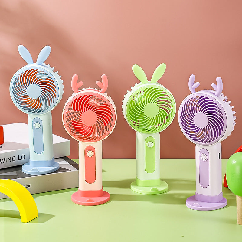 Ladies Portable Mini Fan with Playful Animal Design Stornfield