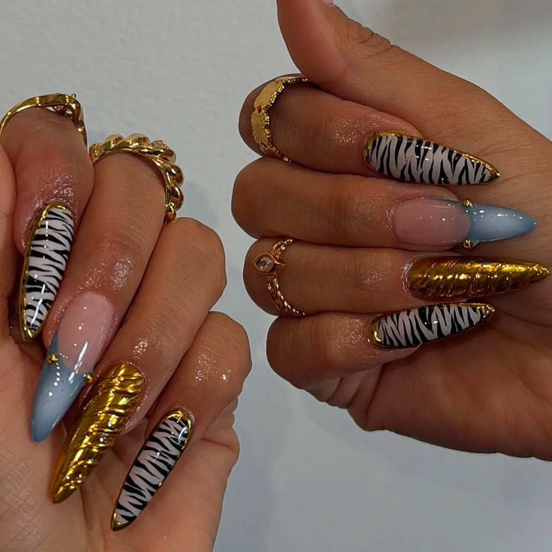 Creative Nail Art in Leopard Design Stornfield