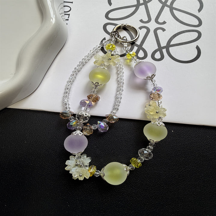 Floral Charm Beaded Keychain Stornfield