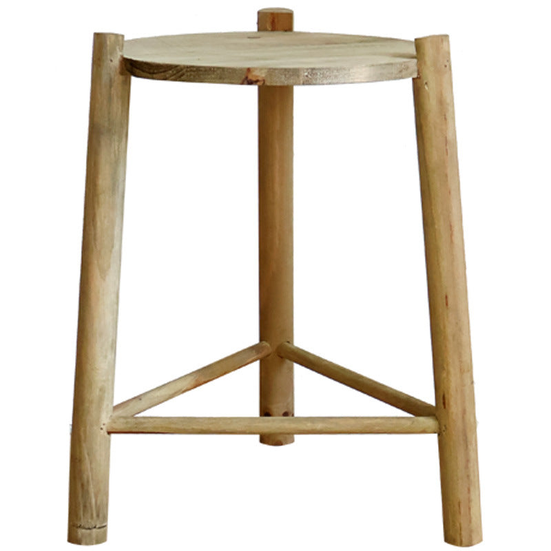 Massive wooden stool Stornfield