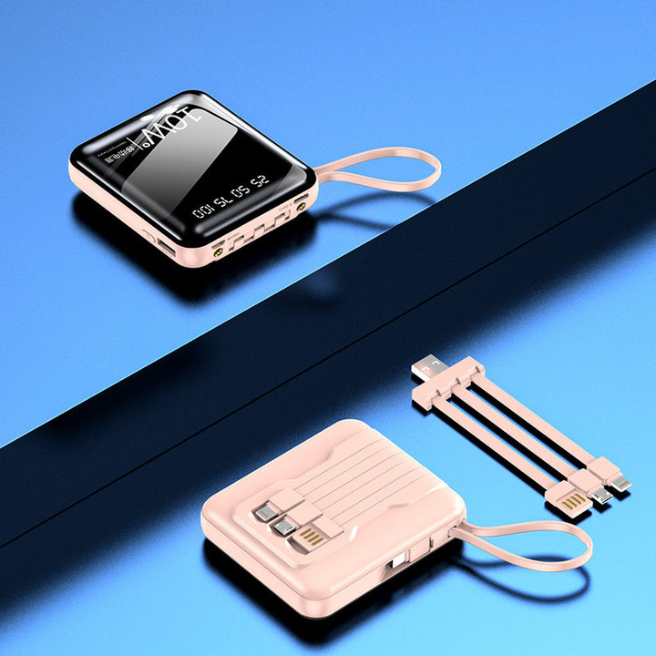 Portable power bank with digital power display and multifunctional cable Stornfield