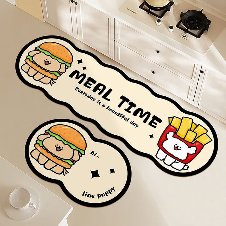 Food-Themed Kitchen Mat