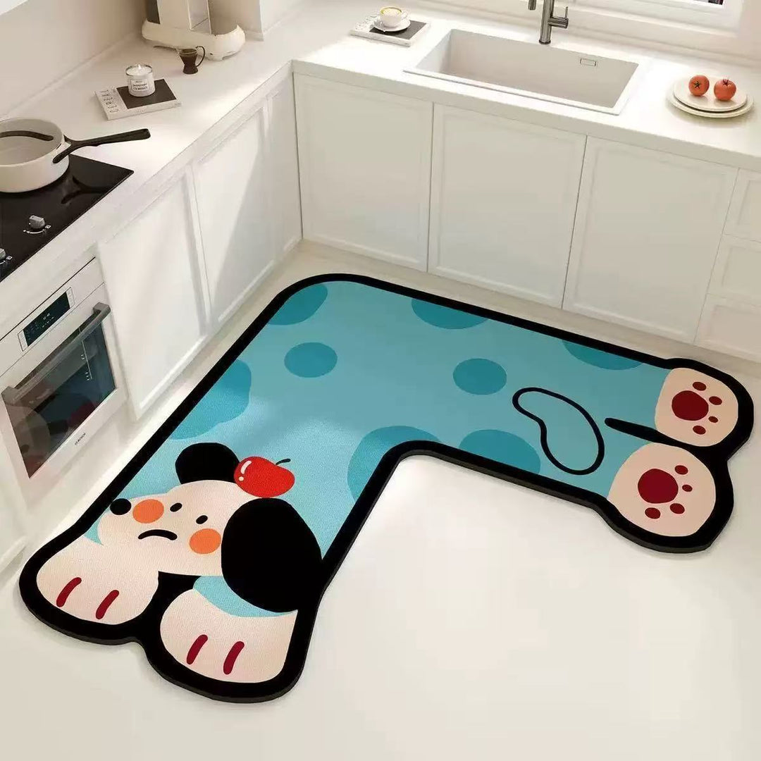 Cute Bear-Shaped Bath Mat