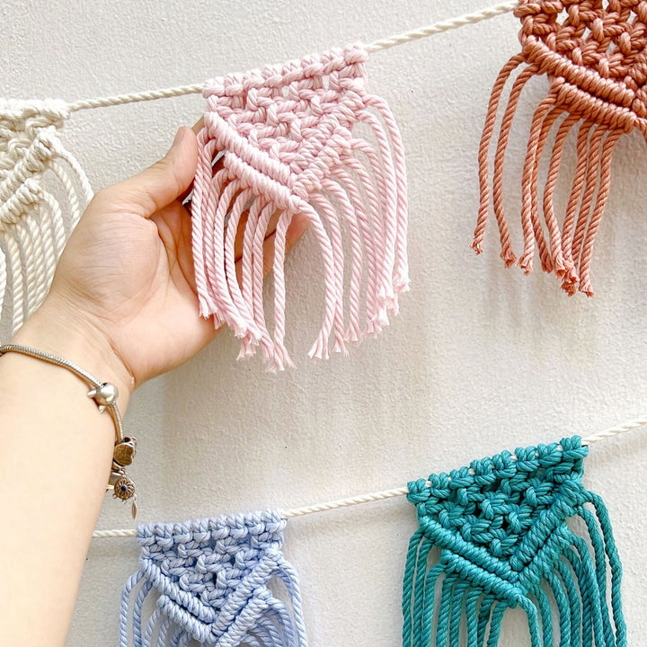 Macrame Wall Decoration with Intricate Fringe Stornfield