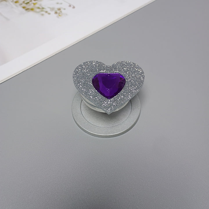 Decorative Heart-Shaped Phone Grip Stornfield