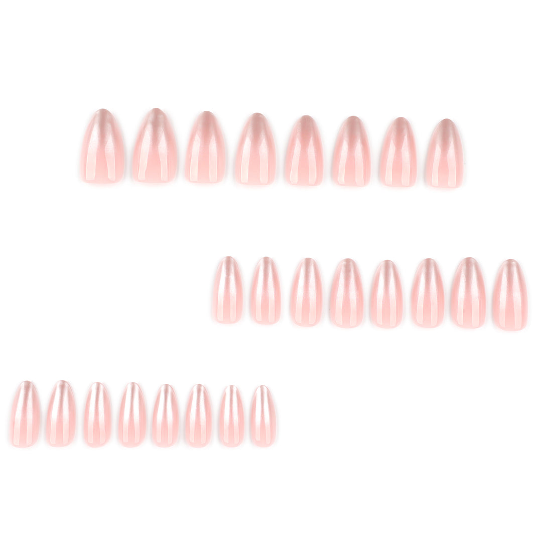 Exquisite Nail Extensions with Elegant Gradient and Glossy Tips Stornfield
