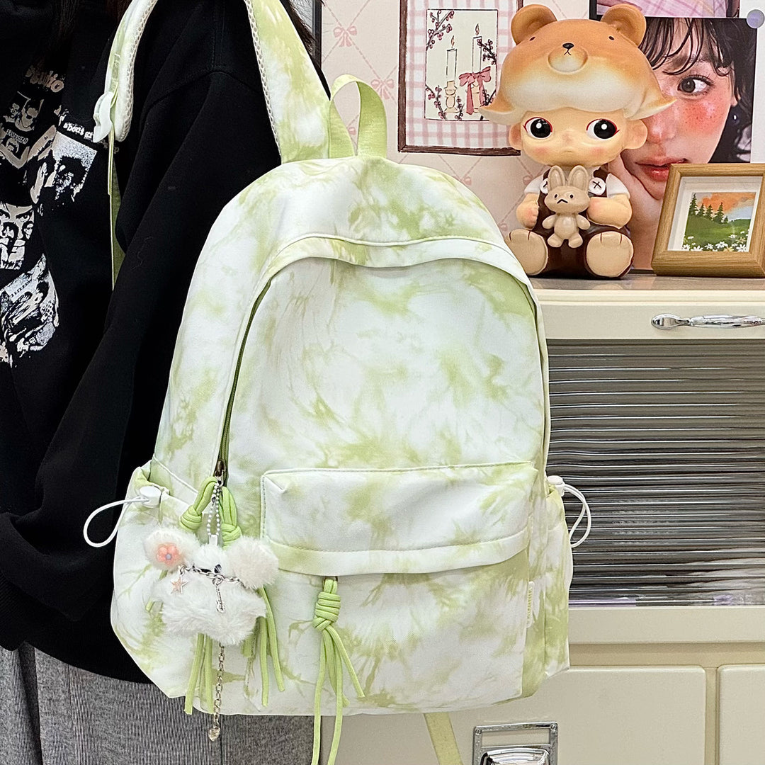 Trendy Tie-Dye Patterned Backpack Stornfield