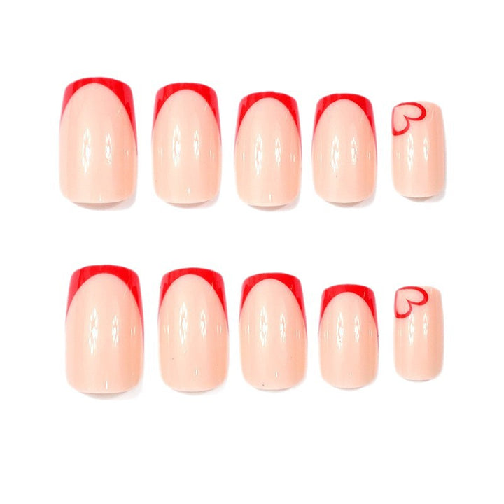 Artistic Heart-Themed Nail Art Enhancements Stornfield