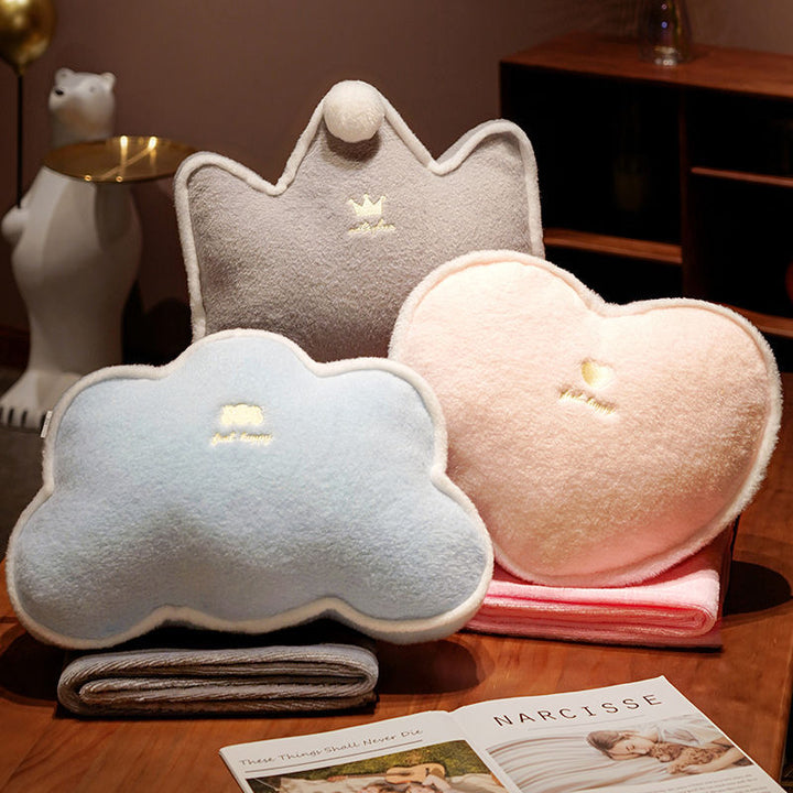 Comfortable plush pillow with ergonomic shape Stornfield