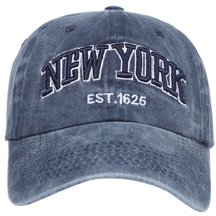 Men's Distressed Embroidered Dad Hat Stornfield