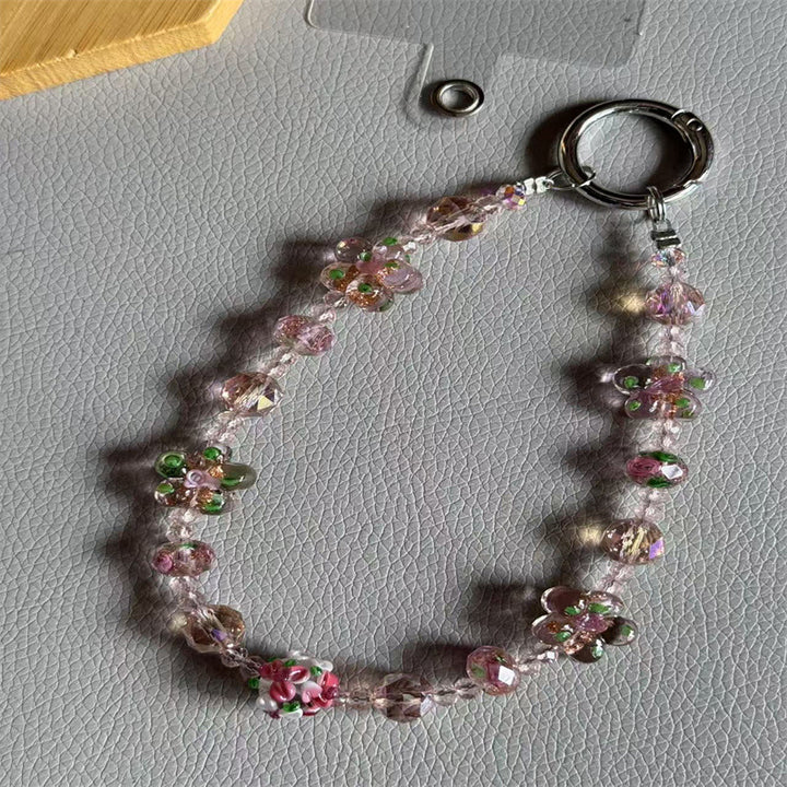 Elegant Floral Beaded Charm Bracelet Stornfield