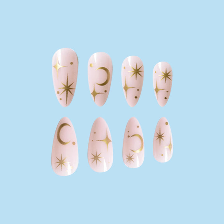 Celestial Design Press-On Nail Art Stornfield