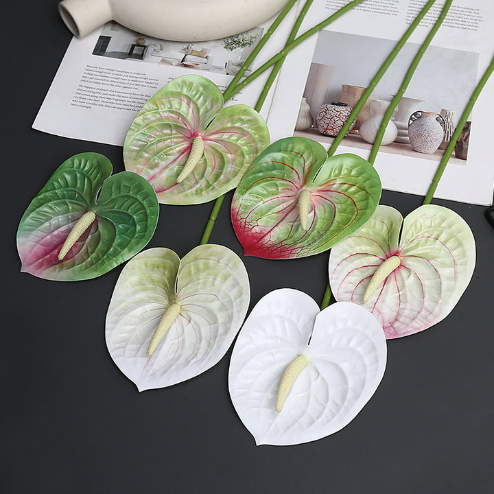 Elegant Faux Anthurium Flower