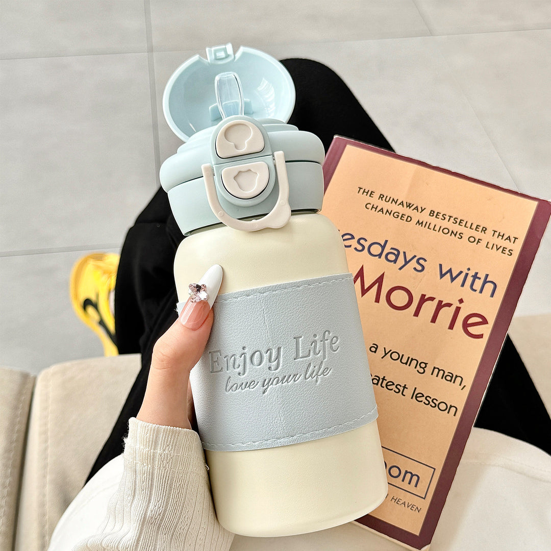 Women insulated stainless steel drinking bottle with practical spout and stylish design Stornfield