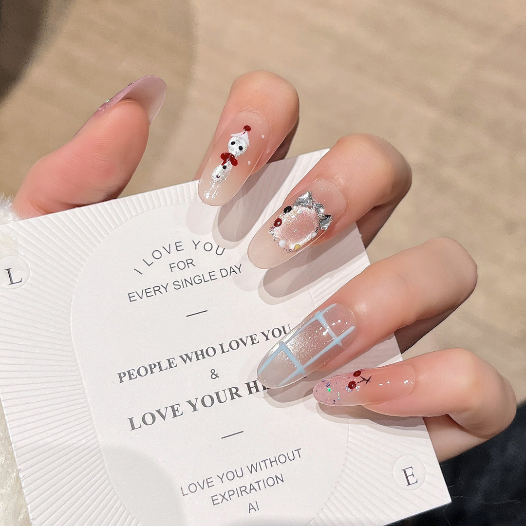 Artistic Press-On Nail Set Stornfield