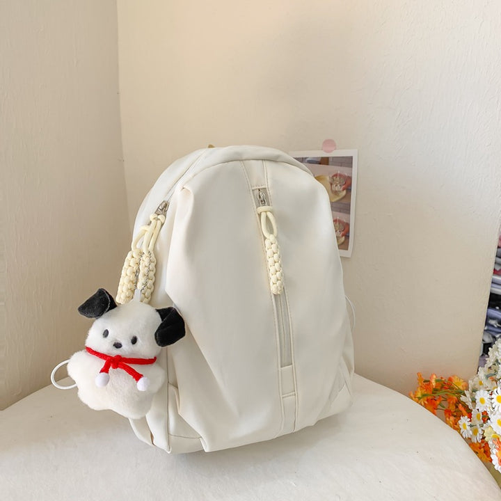 Backpack with Cute Plush Keychain and Practical Storage Stornfield