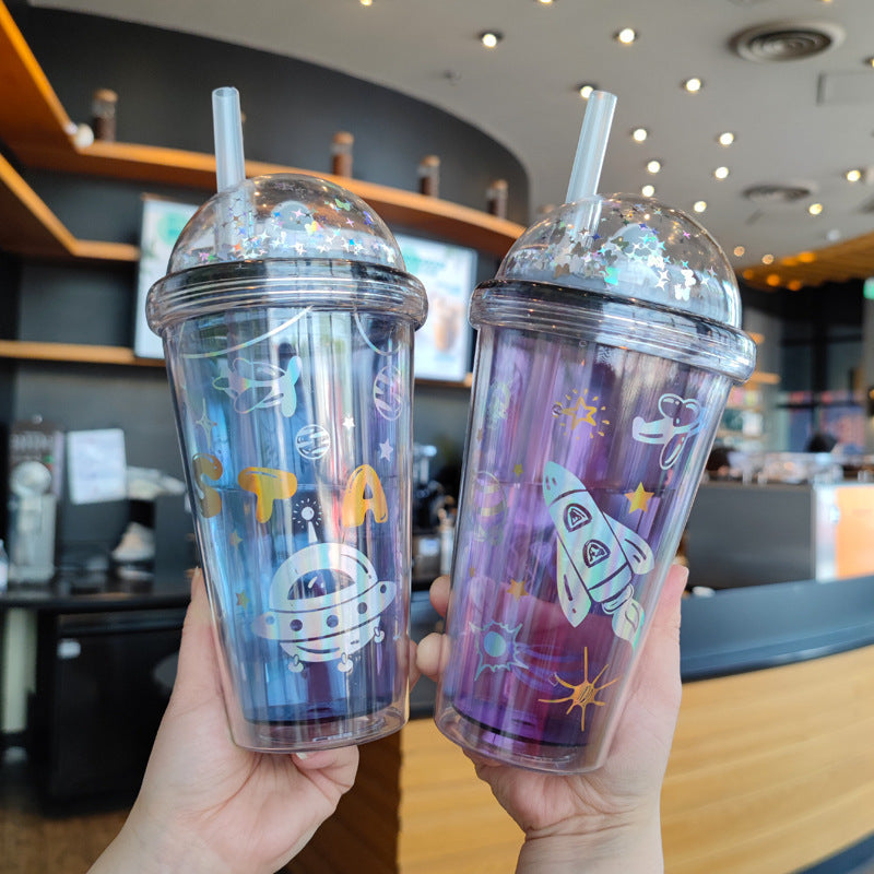 Ladies personalized drinking cups with child-friendly astronaut design Stornfield