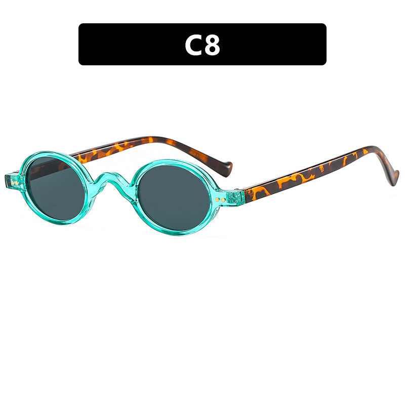 Women's round sunglasses with distinctive design and high-quality plastic frame Stornfield
