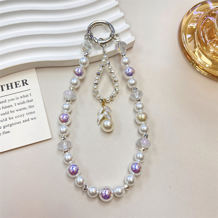Elegant Pearl Beaded Charm Necklace Stornfield