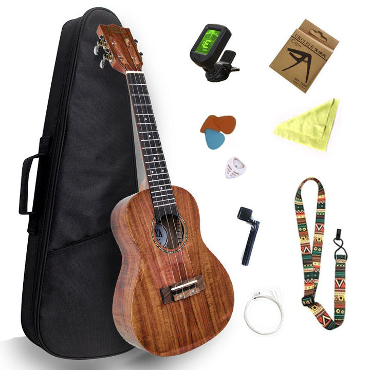Premium Mahogany Acoustic Ukulele Bundle Stornfield