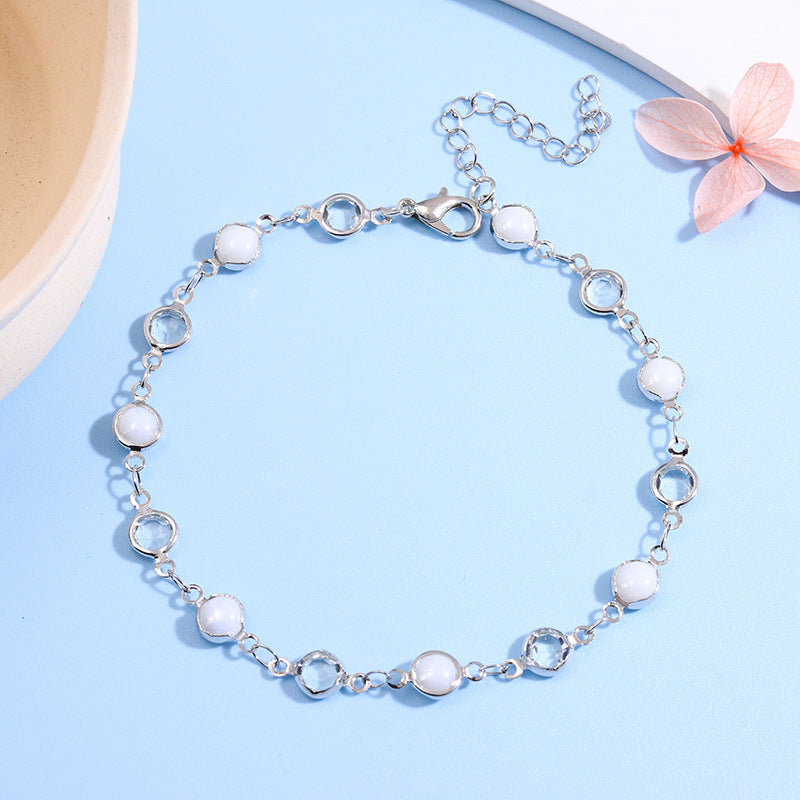 Decorative Gemstone Anklet Stornfield