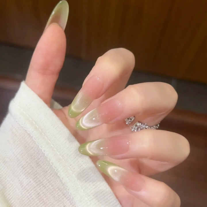 Glittering Ombre Stiletto Press-On Nails Stornfield