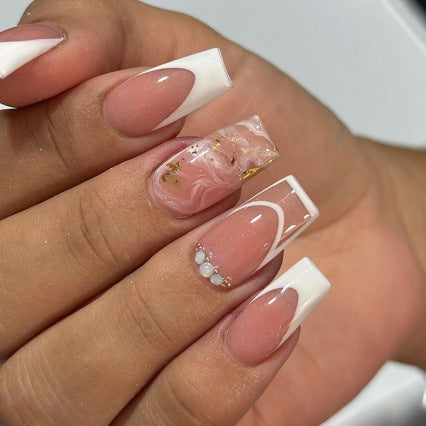 Luxury Marble Nail Art Extensions