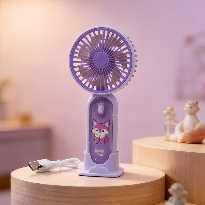 Ladies Portable Mini USB Fan with Animal Lion Design Stornfield