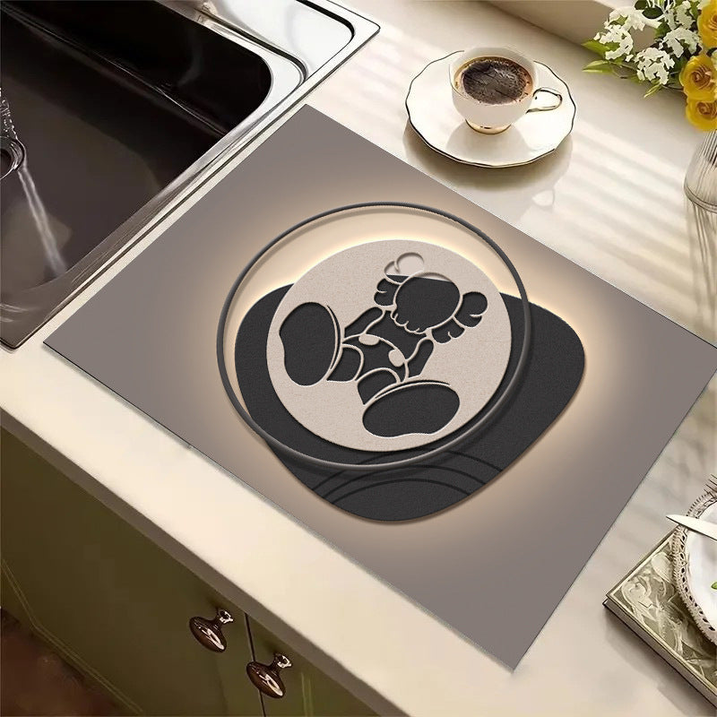 Cute Cartoon Character Kitchen Mat Stornfield