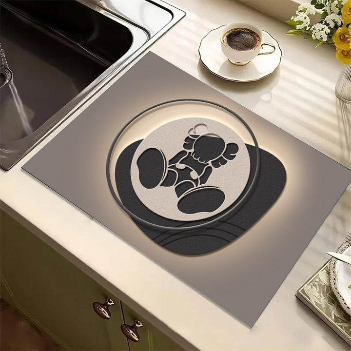 Cute Cartoon Character Kitchen Mat Stornfield