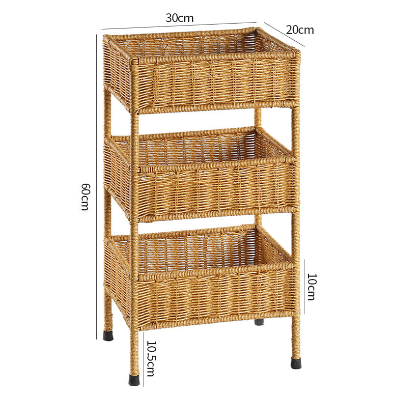 Multi-Tiered Woven Storage Rack Stornfield