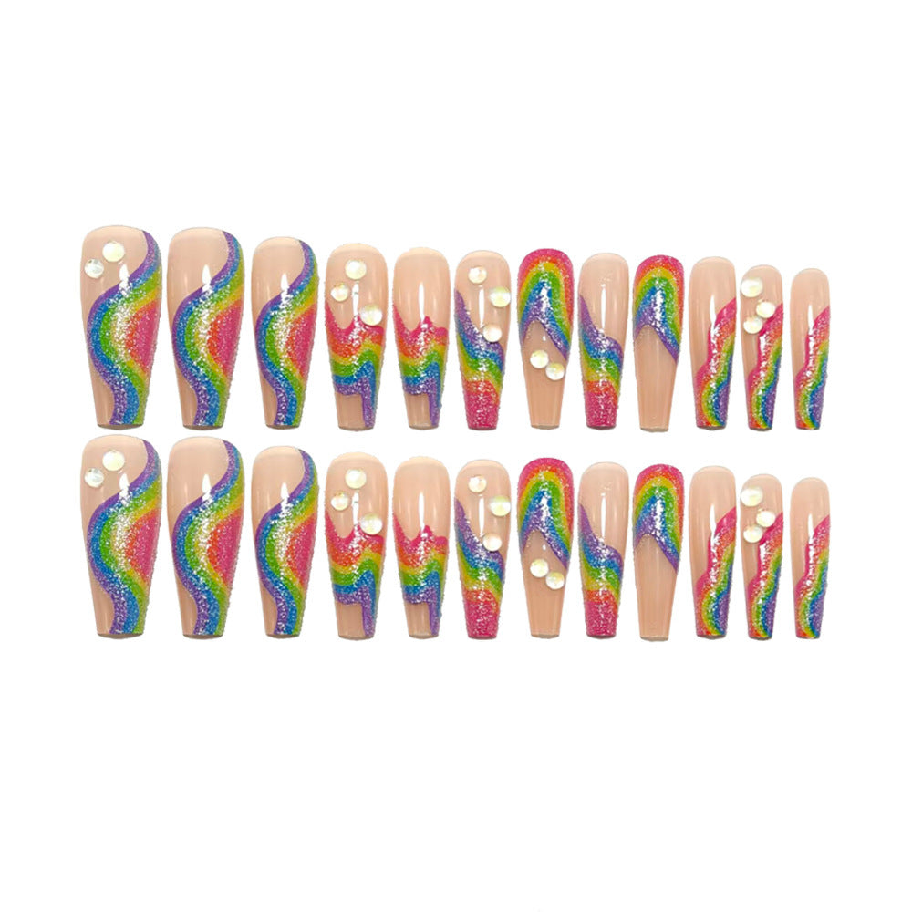 Creative Rainbow Design Art Nails Stornfield