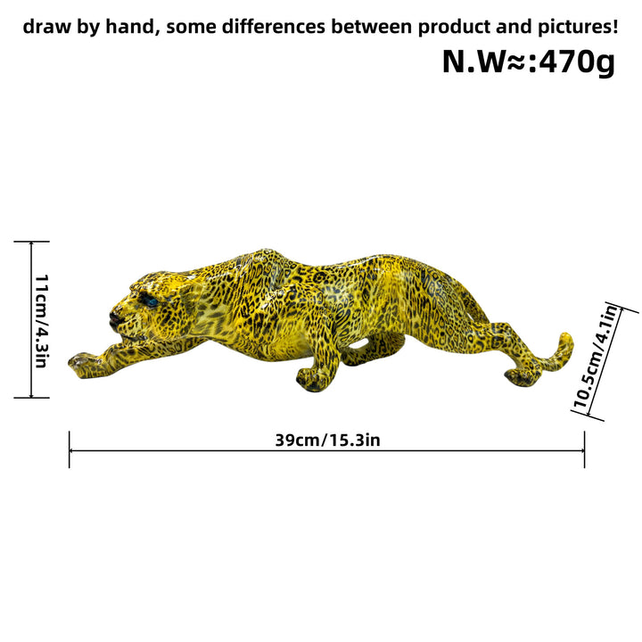 Artistic and colorful animal figure in panther shape Stornfield
