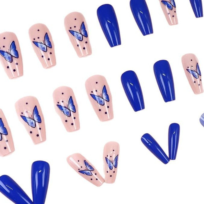 Artistic Butterfly Nail Enhancements Stornfield