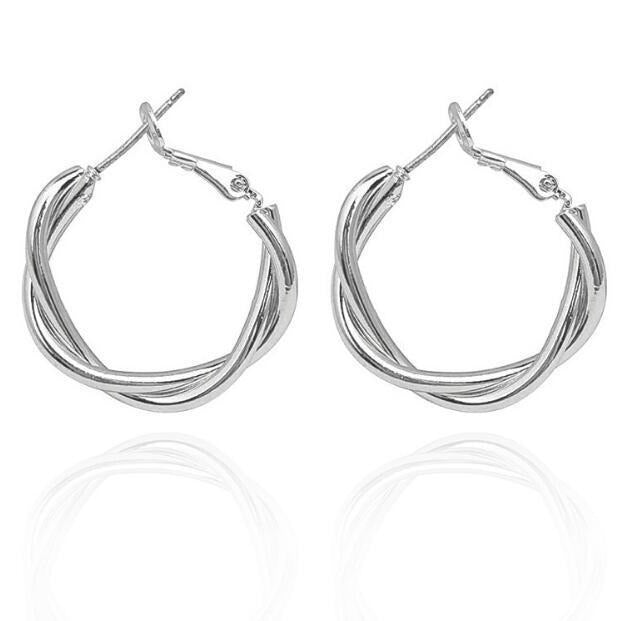 Elegant Spiral Earrings Made of High-Quality Metal Stornfield