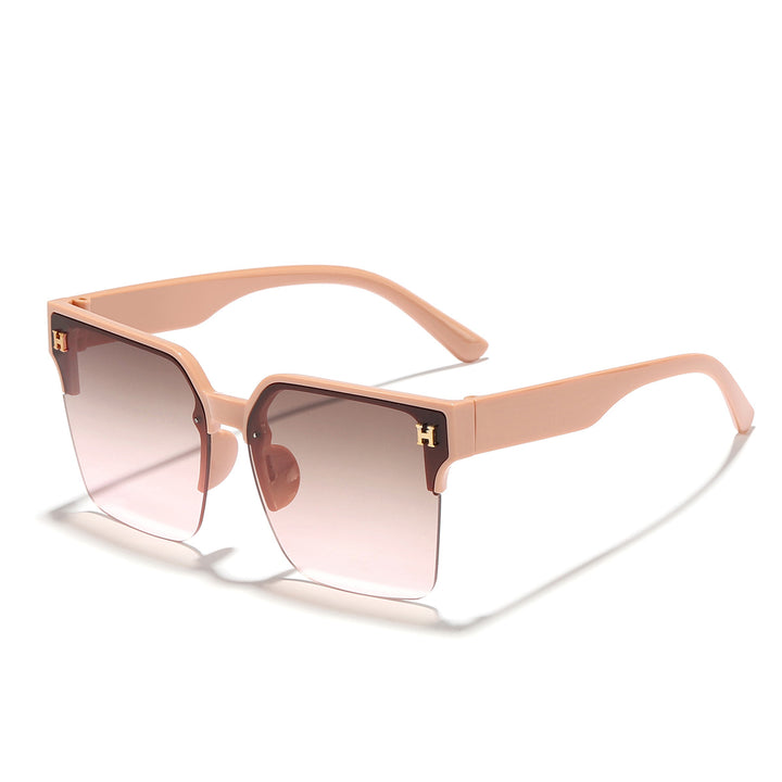 Women's modern square sunglasses with transparent frame Stornfield
