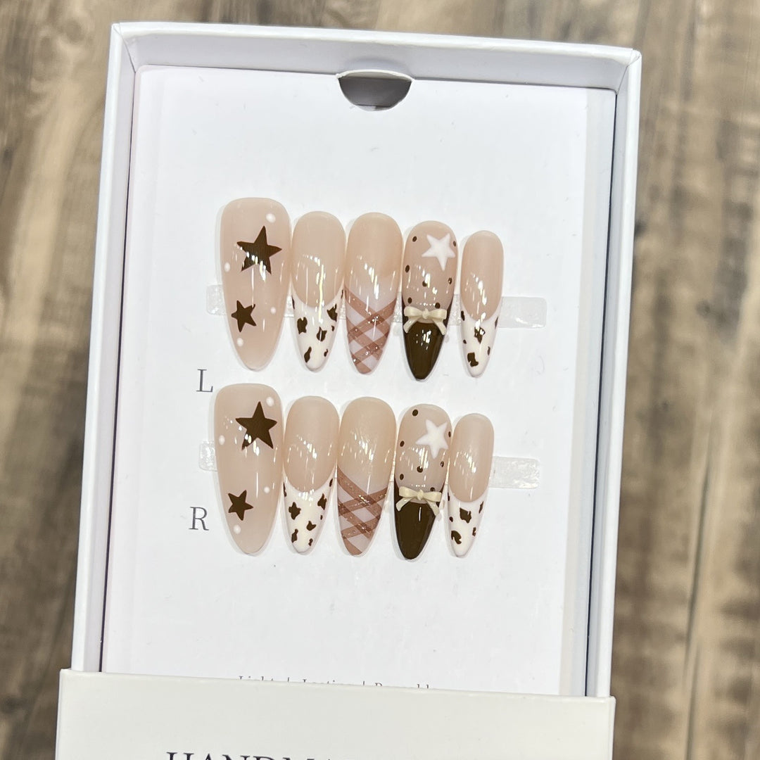 Artistic Press-On Nail Set Stornfield