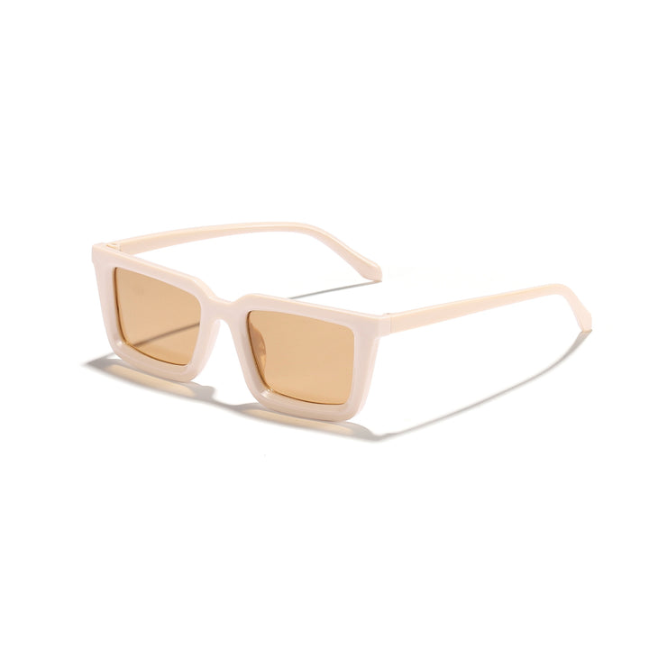 Women's modern square sunglasses with mirrored lenses Stornfield