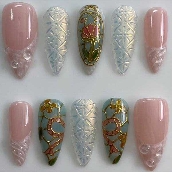 Thematic Artisan Press-On Nail Set Stornfield