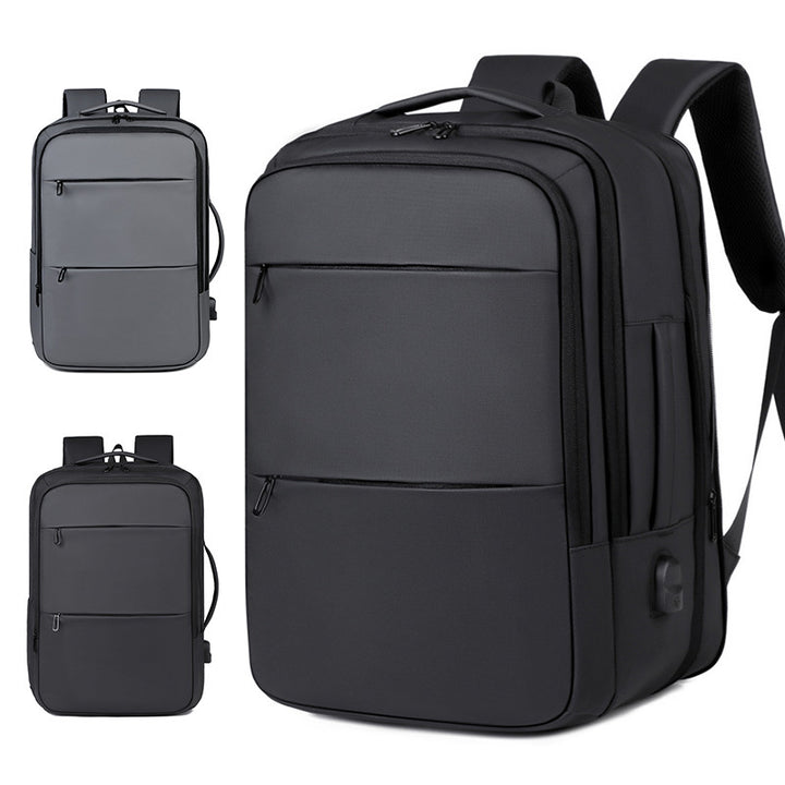 Business Backpack with Expandable Interior and Smart Safety Compartment Stornfield
